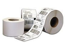 Printer Labels Direct Thermal Quad Pk 4.0in X 3.0in / 5in Od (633808402761)