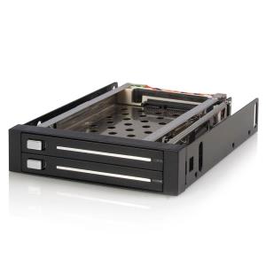 3.5in Tray-less Dual 2.5in SATA Hd Hot-swap Bay