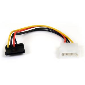 Power Cable Adapter Molex To Right Angle SATA 6in 4 Pin