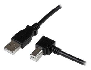 USB A To Right Angle B Cable - M/m 2m