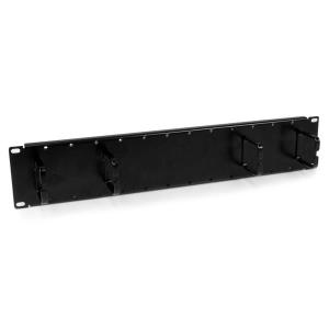 Double-sided Horizontal Cable Management Panel With Finger Duct & D-ring Hooks 2u
