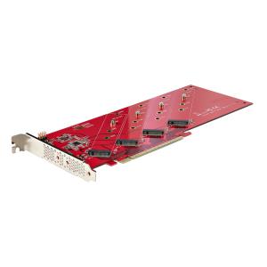 Quad M.2 Pci-e SSD Adapter Card With Bifurcation Pci-e 4.0