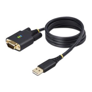 USB To Serial Adapter Cable Com Retention Interchangeable Screws/nuts USB-a To Db9 Rs - 1m