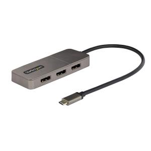 USB-c To Triple Dp Mst Hub - DisplayPort 1.4 4k 60hz