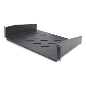 Server Rack Shelf Vented 12in 2u Depth Cantilever Tray 25lb