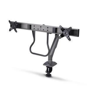 Desk Mount Dual Monitor Arm W/crossbar