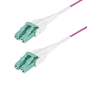 Fiber Optic Cable - Om4 Lc/lc Multimode 40g/100g Lommf/vcsel 15m Erika Violet