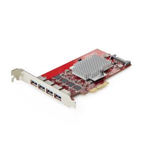 Expansion Card - 4-port USB-a Pci-e Card, USB 3.2 10gbps,  PCI Express 3.0