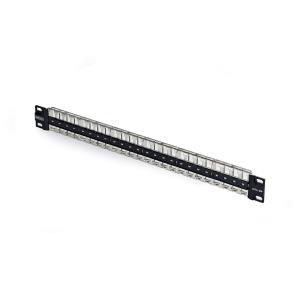 Blank Keystone Patch Panel1u 48 Port/stp/rackmount Rj45 Panel