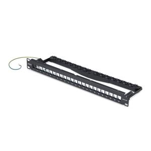 Blank Keystone Patch 1u Panel24 Port/stp/cable Management Bar