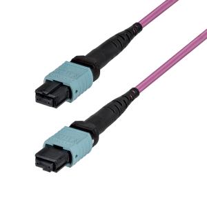 Fiber Optic Cable, 24f Type-b, Os2 Single Mode Mtp/apc Female 3m