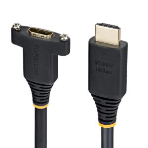 Panel Mount Hdmi Cable, High Speed Hdmi Panel Mount Extension Cable 1m