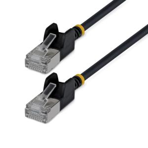 Patch Cable - CAT6a - Utp - 80cm - Black Ultra Slim