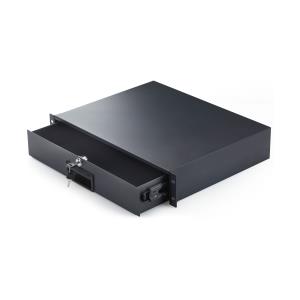 2u Steel Lockable 19in Rackmount Drawe