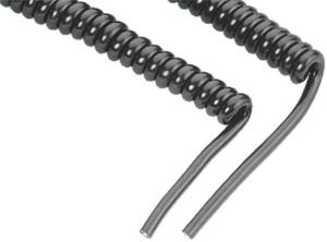 Cab-474 Rs232 / 25f Pwr / Coiled / 3.6m Cable