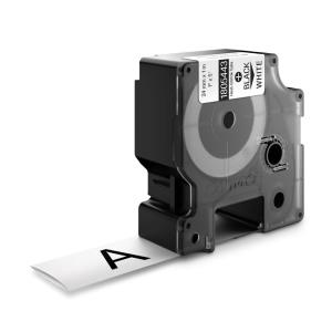 Rhino Tape - Heat-Shrink Label - Black on White - 24mm