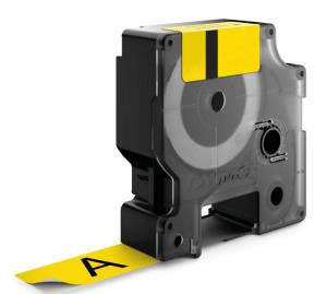 Flexible Nylon Label Yellow Rhino 1in