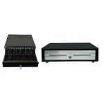 Cash Drawer, White Stainless Steel, 410mm x 415mm, Printer Driven, 4Note - 8Coin, Cable Included