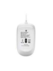 USB OPTICAL MOUSE WHITE TUV-GS 4 BUTTON 1.8M CORD MAX 1600DPI