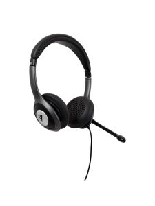 V7 DELUXE ON EAR USB-C HEADSET BOOM MIC INLINE VOL CONTROL