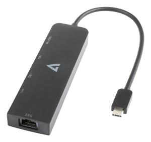 USB-C TO ETHENET 2.5G ADAPTER RJ-45 NETWORK HUB DONGLE 3XUSB-A