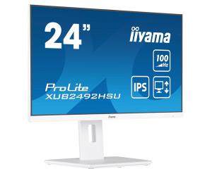 Desktop Monitor - ProLite XUB2492HSU-W6 - 24in - 1920x1080 (FHD) - White