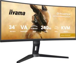 Desktop Monitor - G-MASTER GCB3486WQSCP-B1 - 34in - 3440x1440 (UWQHD) - Black