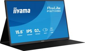 Desktop Monitor - ProLite P1671HSC-B1 - 16in - 1920x1080 (FHD) - Black