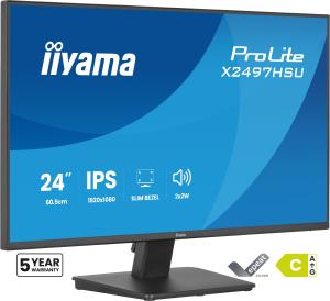 Desktop Monitor - ProLite X2497HSU-B1 - 24in - 1920x1080 (FHD) - Black
