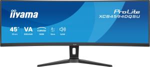 Desktop USB-C Monitor - ProLite XCB4594DQSU-B1 - 45in Curved 1500R - 5120x1440 (DQHD) - Black