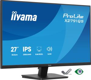 Desktop Monitor - ProLite X2791QS-B1 - 27in - 2560x1440 (QHD) - Black