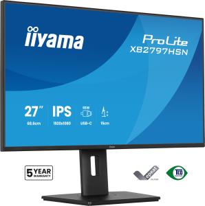 Desktop USB-C Monitor - ProLite XB2797HSN-B1 - 27in - 1920x1080 (FHD) - Black