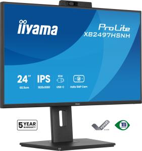 Desktop USB-C Monitor - ProLite XB2497HSNH-B1 - 24in - 1920x1080 (FHD) - Black