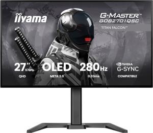 Desktop Monitor - G-MASTER GOB2701QSC-B1 - 27in - 2560x1440 (WQHD) - Black