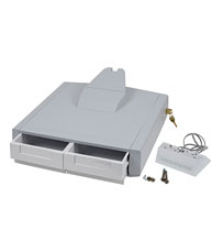 Sv44 Primary Double Drawer For LCD Carts (grey/white)