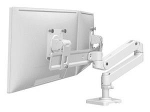 Lx Pro Arm Dual Direct Desk Mount - White