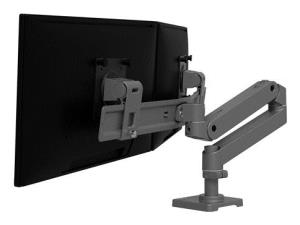 Monitor Mount - LX Pro - Desk - 2 monitor - Tilt/Pan/Rotate - up to 27in - Dark Grey
