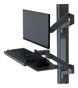 Monitor Mount - LX Pro -  Wall - 1 monitor - Tilt/Pan/Rotate - up to 34in - Dark Grey