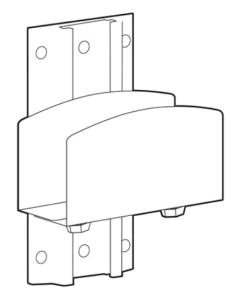 Accessory - Small Pc Mount For Lx Pro Wall System - White