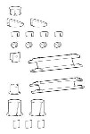 Accessory - Spare Parts Kit Lx Pro Desk Skus - White