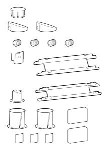 Accessory - Spare Parts Kit Lx Pro Wall Mount Skus - White