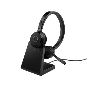 Headset Evolve 65 TE UC - Stereo - Bluetooth - Link 390a - Stand