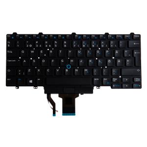 Notebook Keyboard - 82 Keys - Dual Point Backlit  - Nordic For Latitude 5400 / 5401