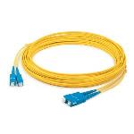 5M SC (MALE) TO SC (MALE) STRAIGHT YELLOW OS2 DUPLEX LSZH