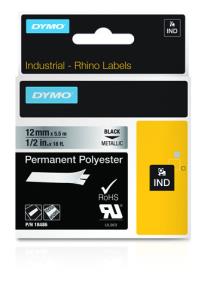 Rhinopro Coloured Label Metallic 12mm