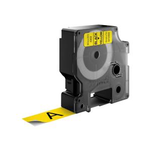 D1 Standard Tape Black On Yellow 19mmx7m