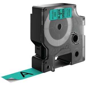 D1 Standard Tape Black On Green 19mmx7m