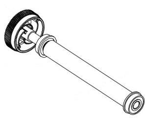 Assy Platen Roller Lower H6 2pk (rol15-3058-12)