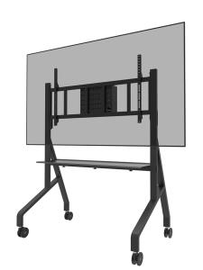 Neomounts Fl50-575bl1 Mobile Floor Stand For 65-110in Screens - Black