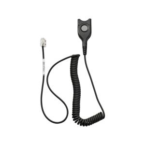 Standard Bottom Cable/ EasyDisconnect To Modular Plug - Coiled Cable (CSTD 01)
